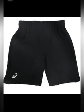 NWT ASICS Men’s Solid Athletic Stock Shorts Black, Small, Running, Workout